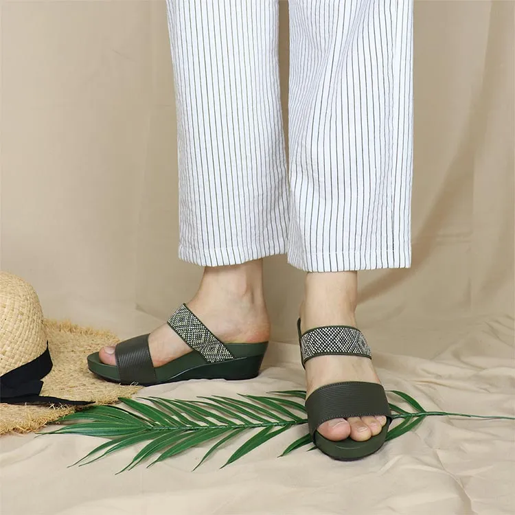 [20% off at cart] Strappy Boho Slide Sandals