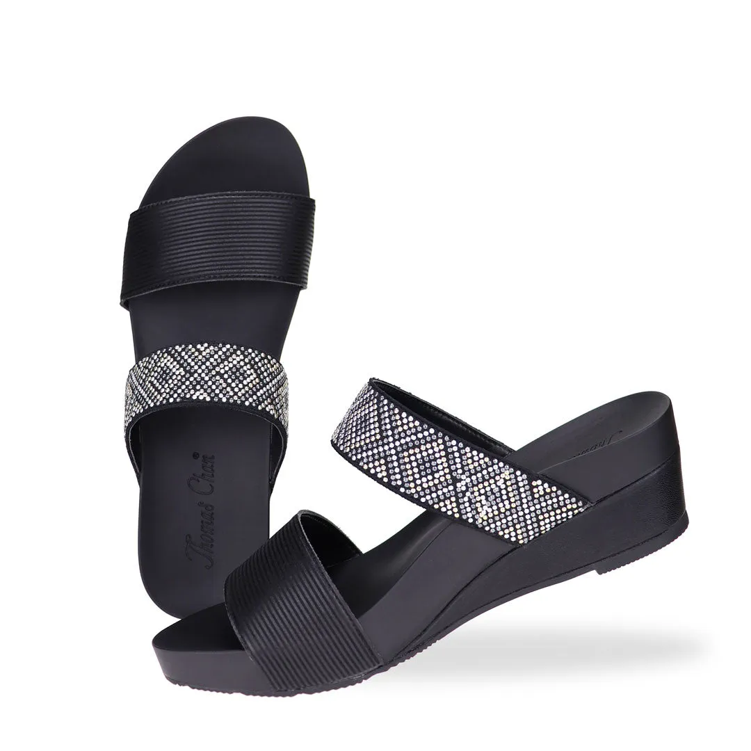 [20% off at cart] Strappy Boho Slide Sandals