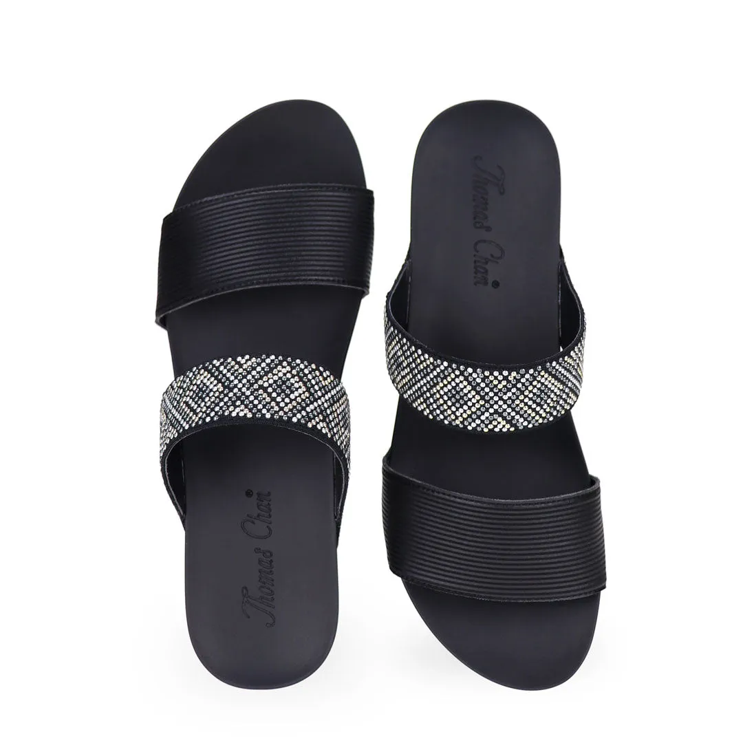[20% off at cart] Strappy Boho Slide Sandals