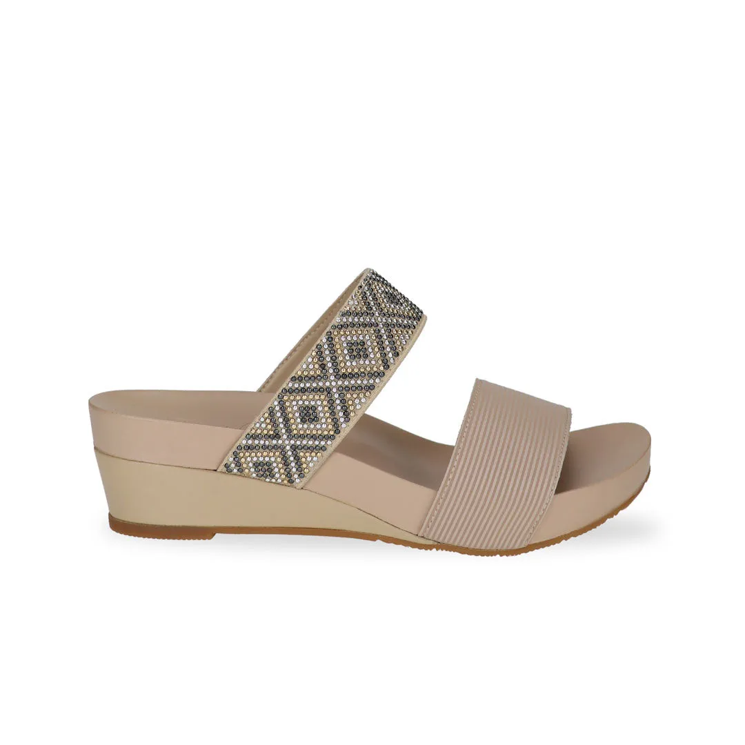 [20% off at cart] Strappy Boho Slide Sandals