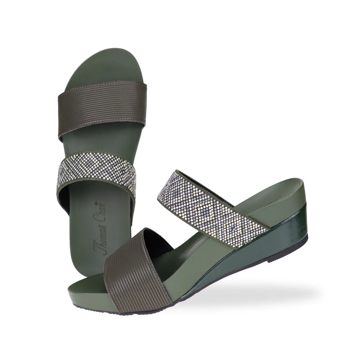 [20% off at cart] Strappy Boho Slide Sandals