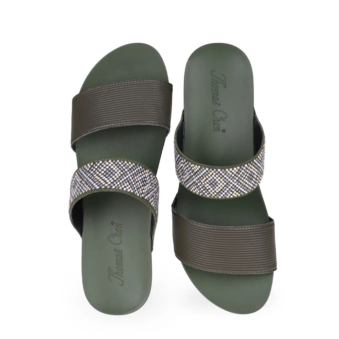 [20% off at cart] Strappy Boho Slide Sandals