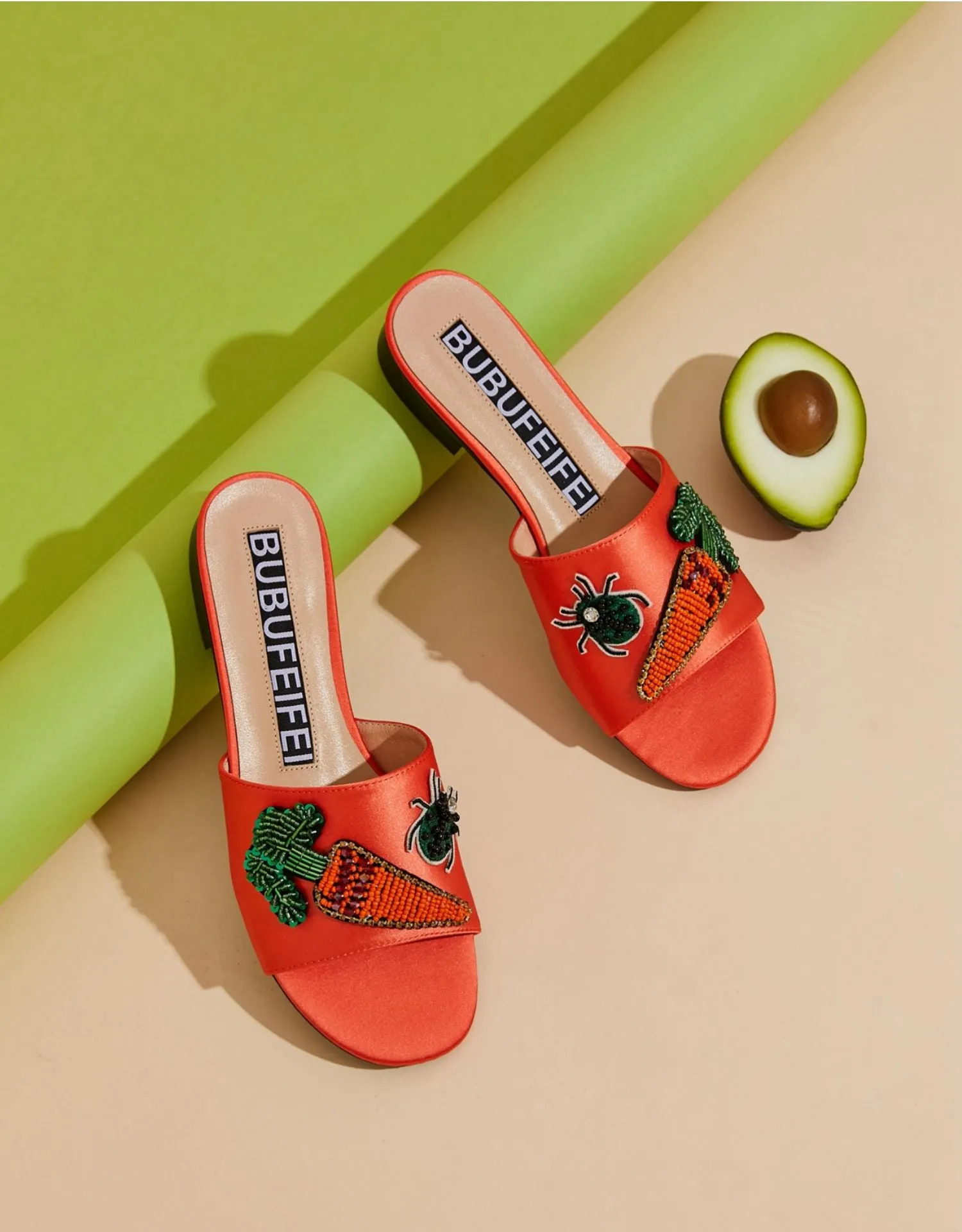B-FEI  summer designer colorful multicolor sandals slippers - Atila
