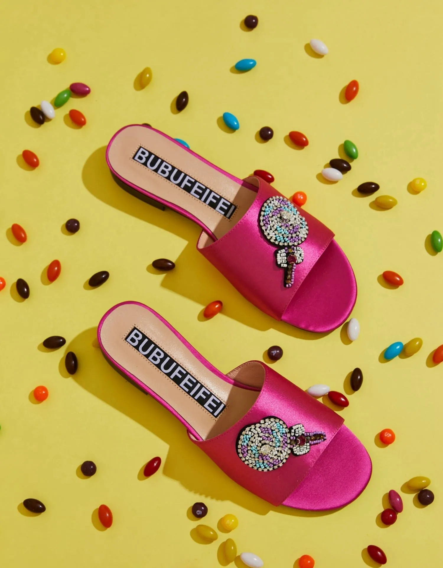 B-FEI  summer designer colorful multicolor sandals slippers - Atila