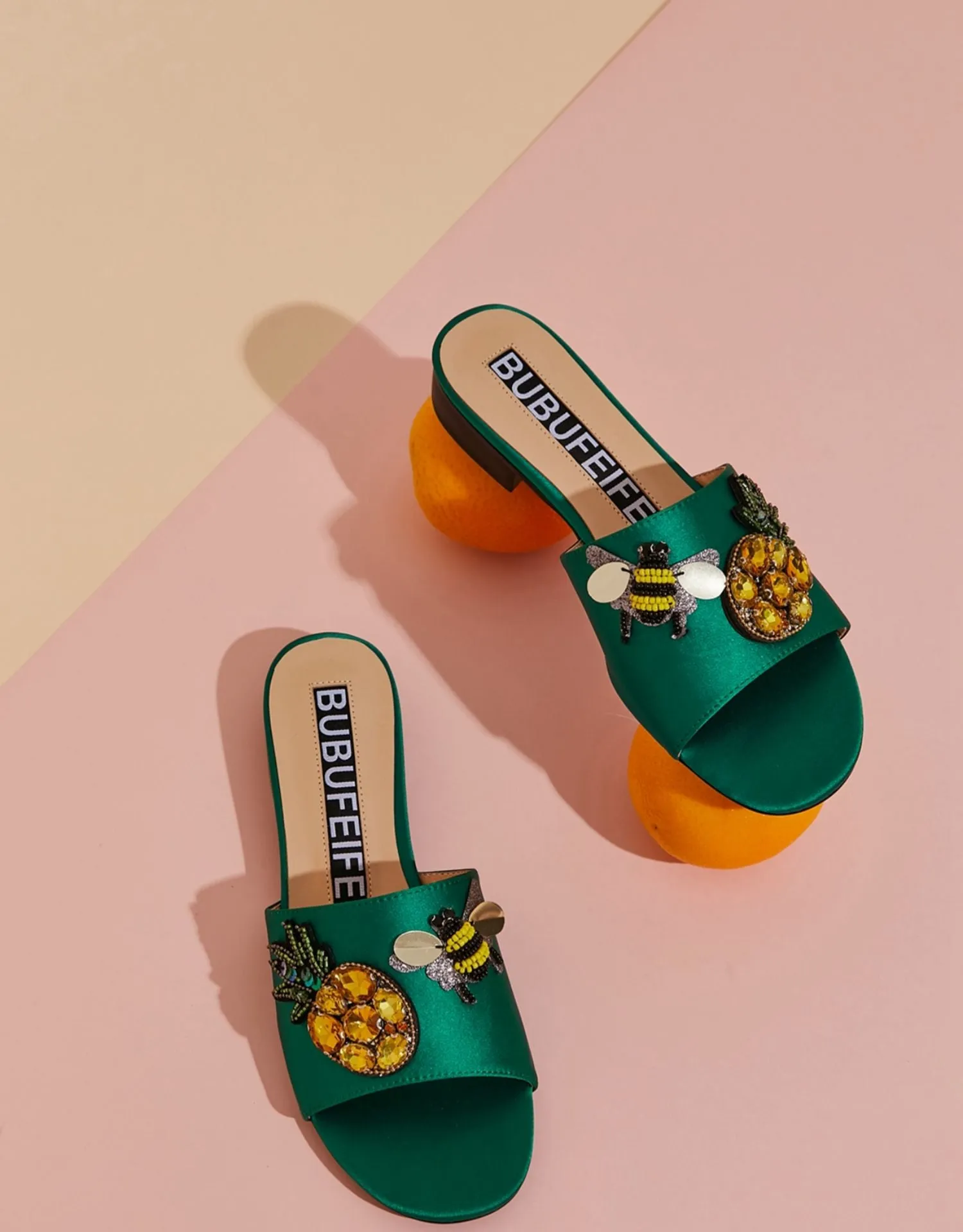 B-FEI  summer designer colorful multicolor sandals slippers - Atila