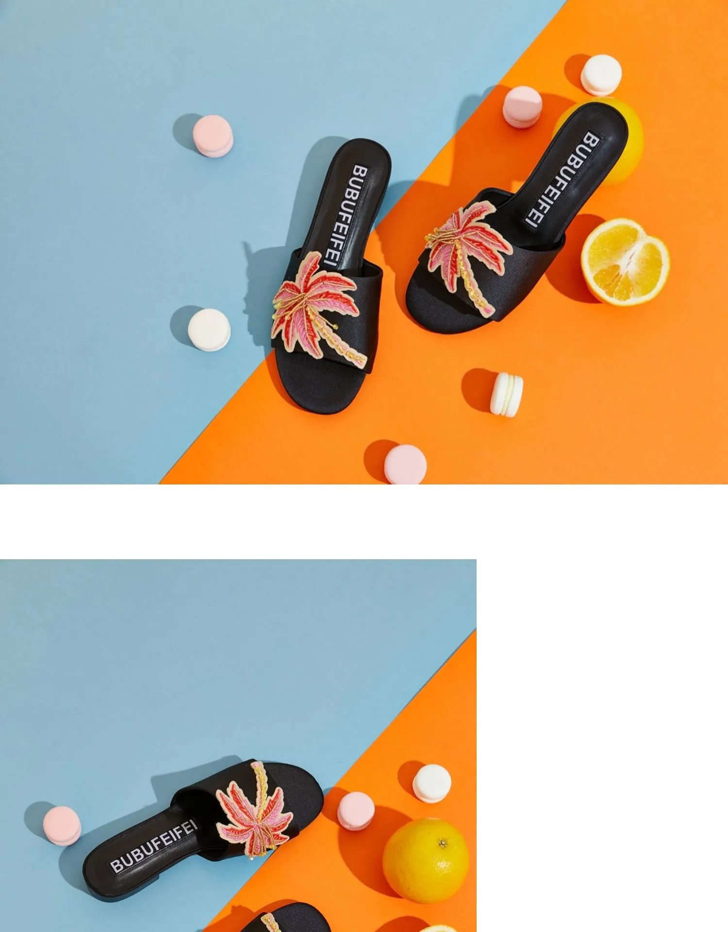 B-FEI  summer designer colorful multicolor sandals slippers - Atila