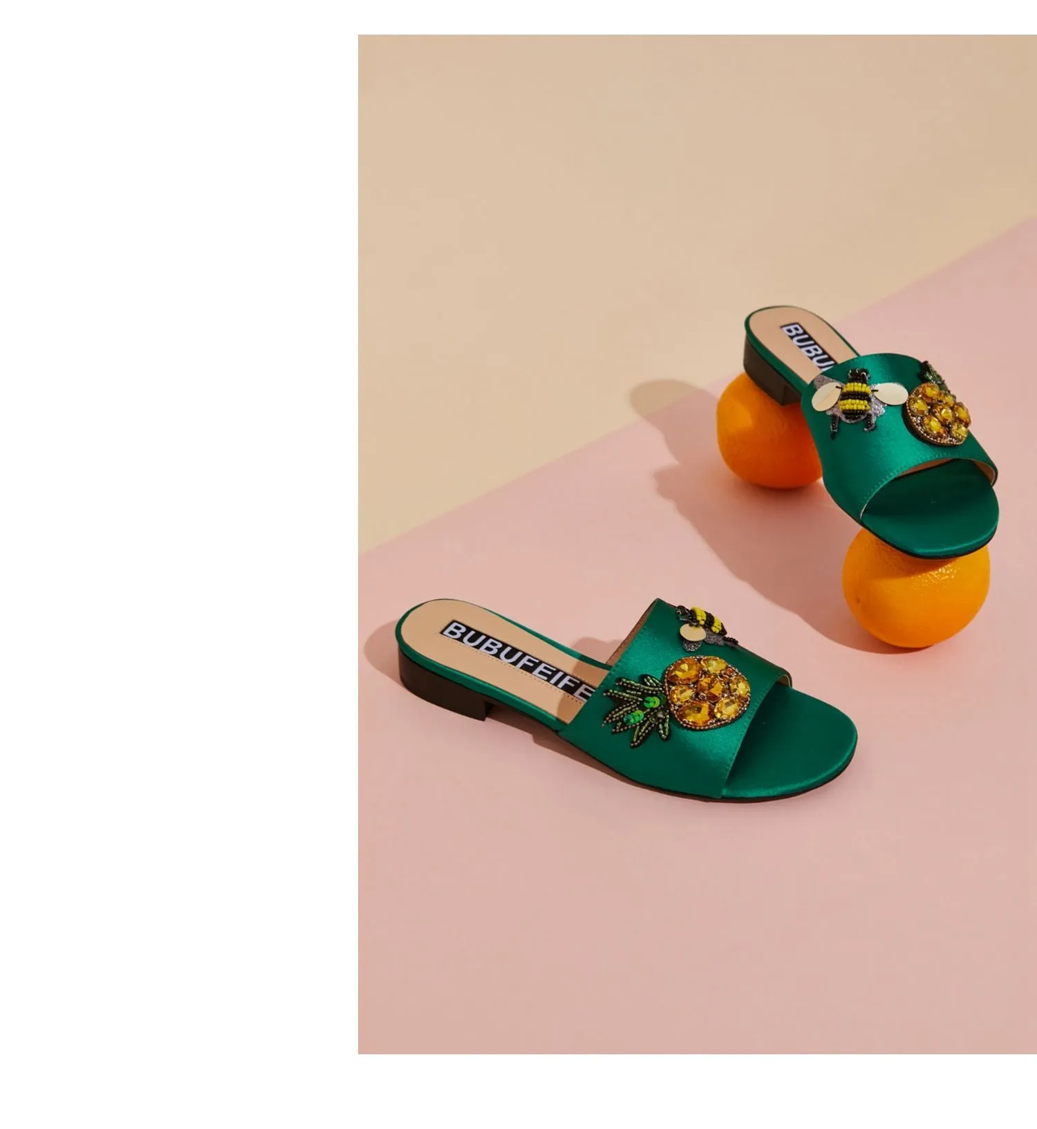 B-FEI  summer designer colorful multicolor sandals slippers - Atila
