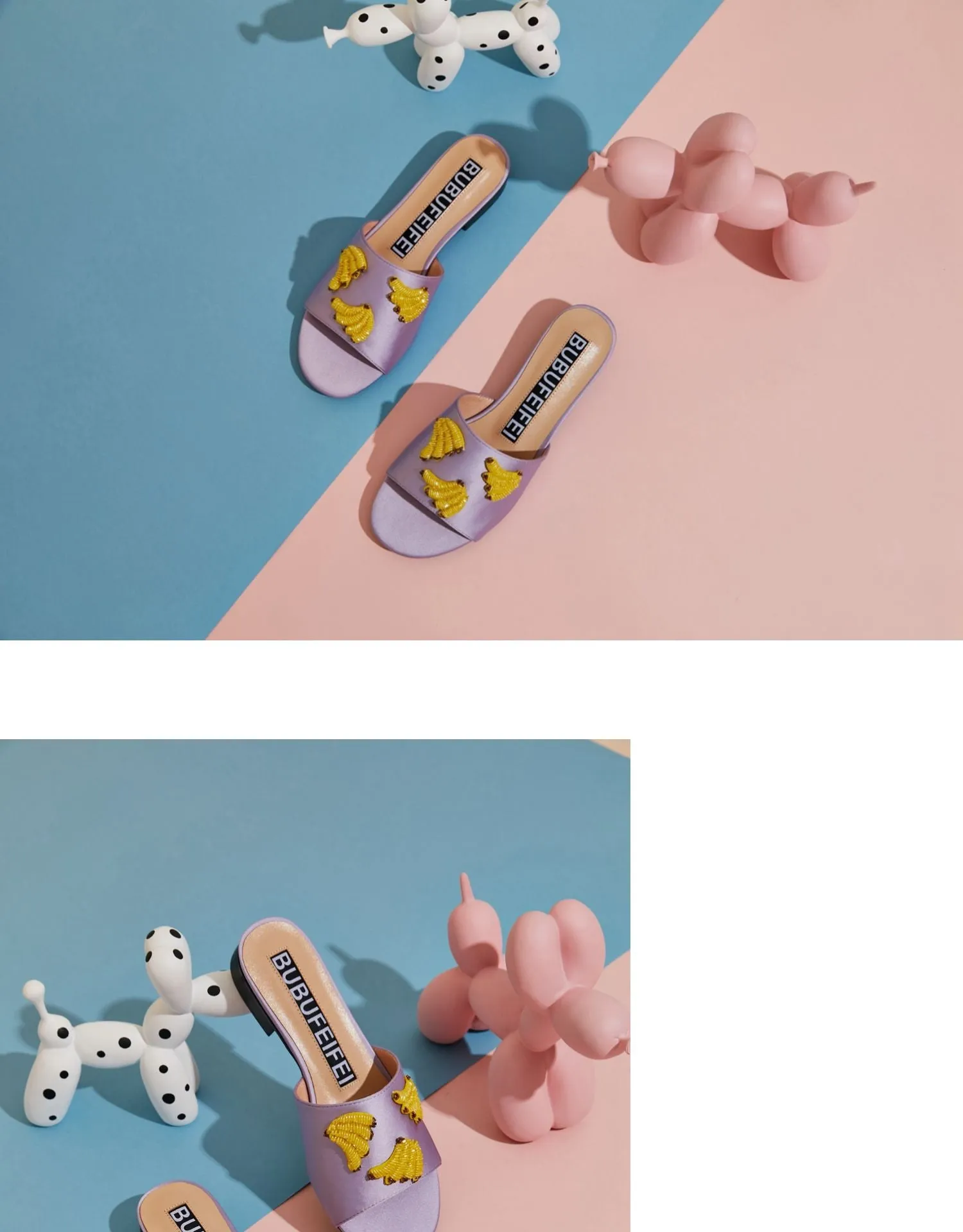 B-FEI  summer designer colorful multicolor sandals slippers - Atila