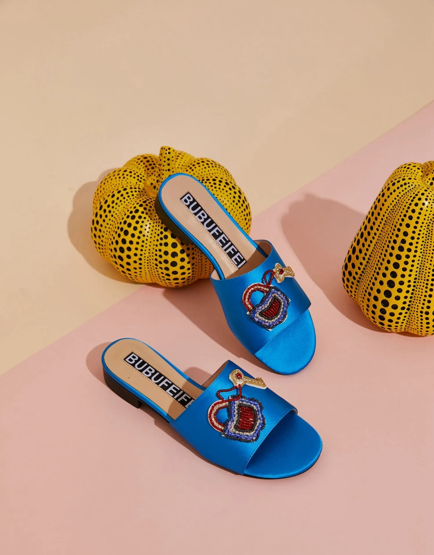 B-FEI  summer designer colorful multicolor sandals slippers - Atila
