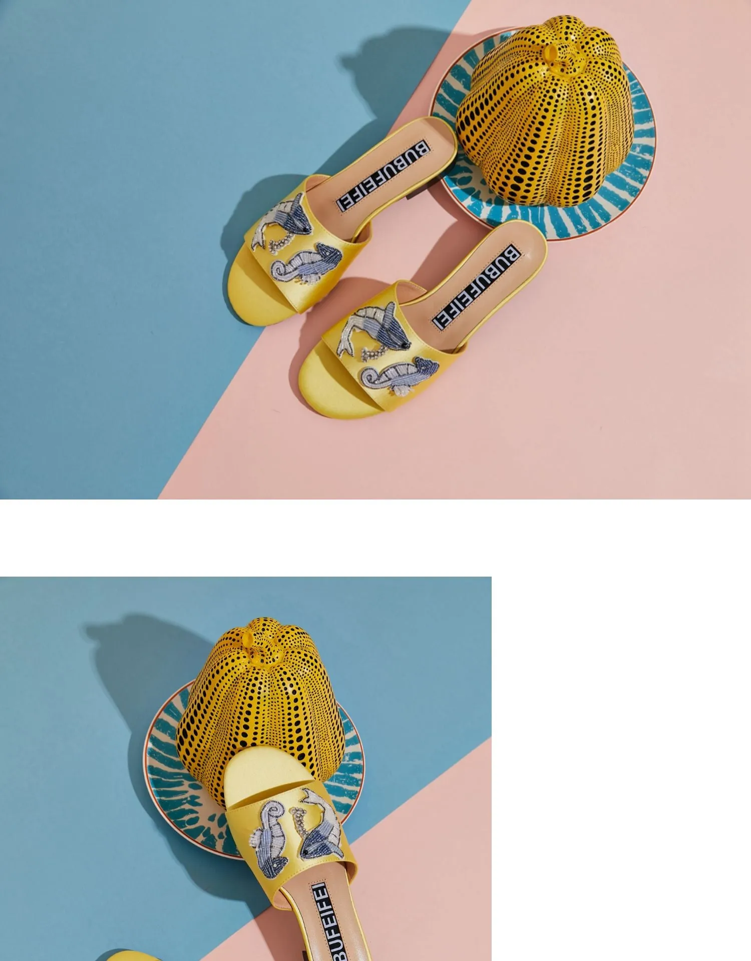 B-FEI  summer designer colorful multicolor sandals slippers - Atila