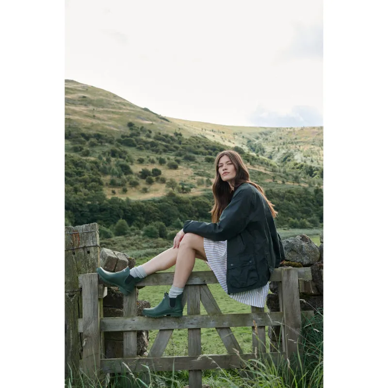 Barbour Wilton Ladies Wellington Chelsea Boot - Olive