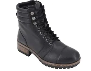 Biotime Women's Raven Combat Boots- Black