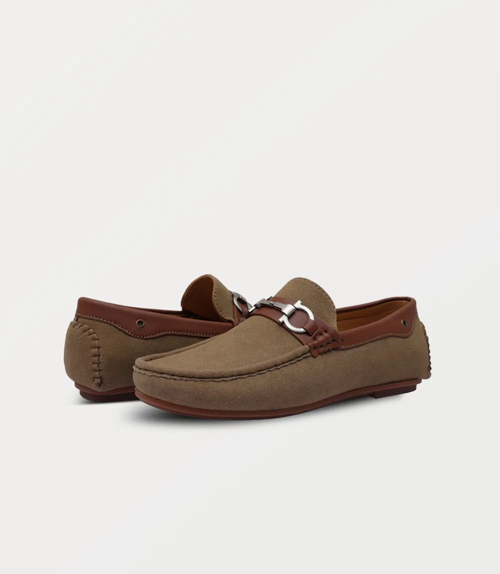 BM6762-OLIVE-Men Loafer