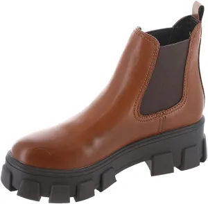Circus by Sam Edelman Darielle Cuoio Brown Pull On Chunky Lug Sole Ankle Boots