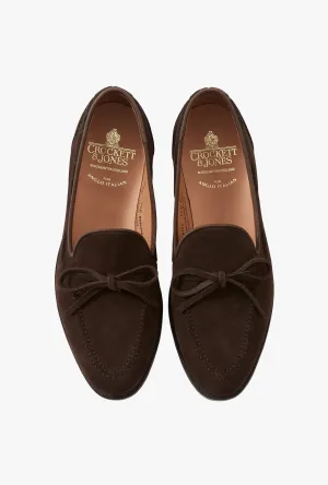 Crockett & Jones Napier Loafer Brown Suede City Sole