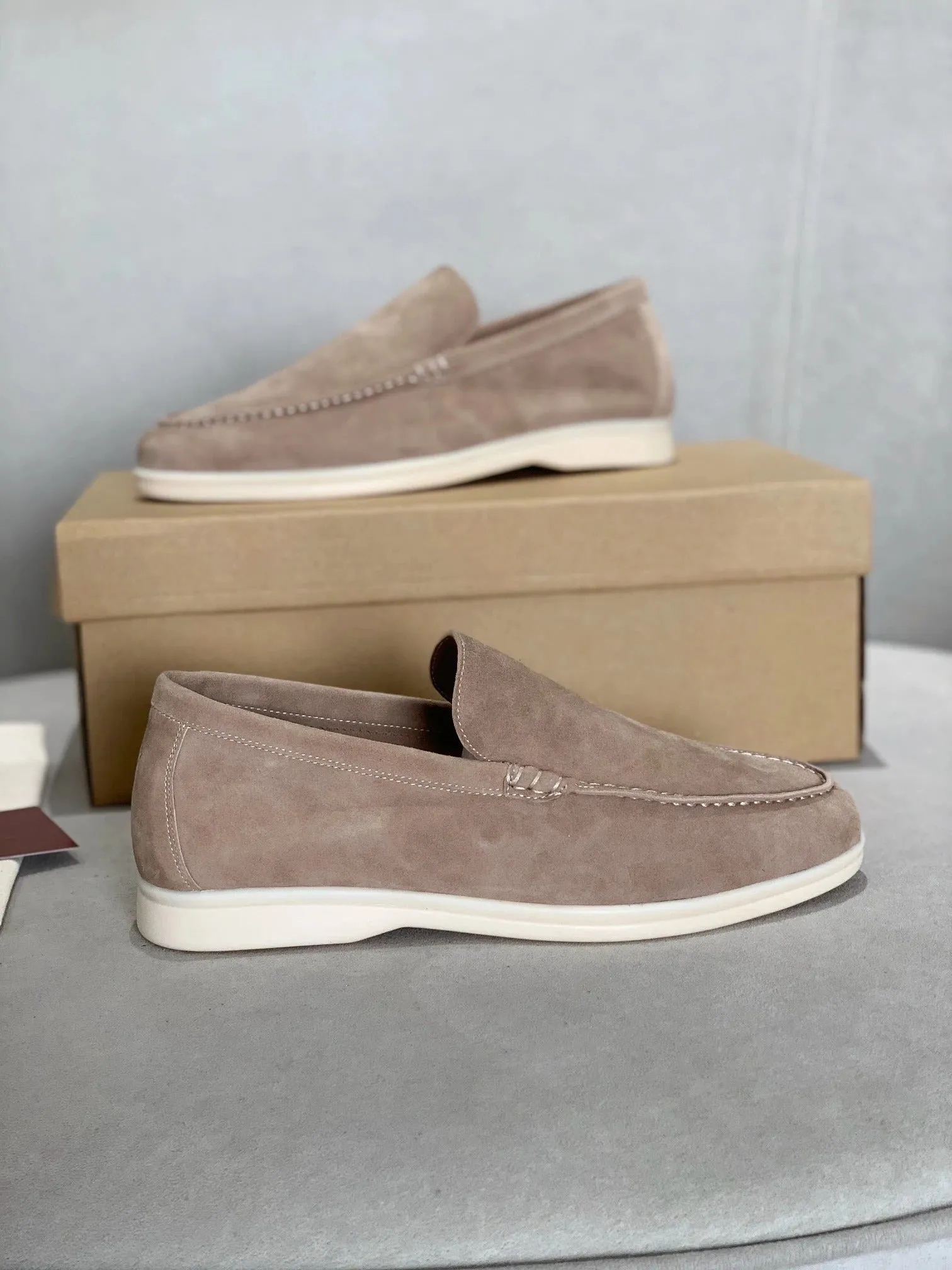 DAVE™ - Men's suede leather loafers.
