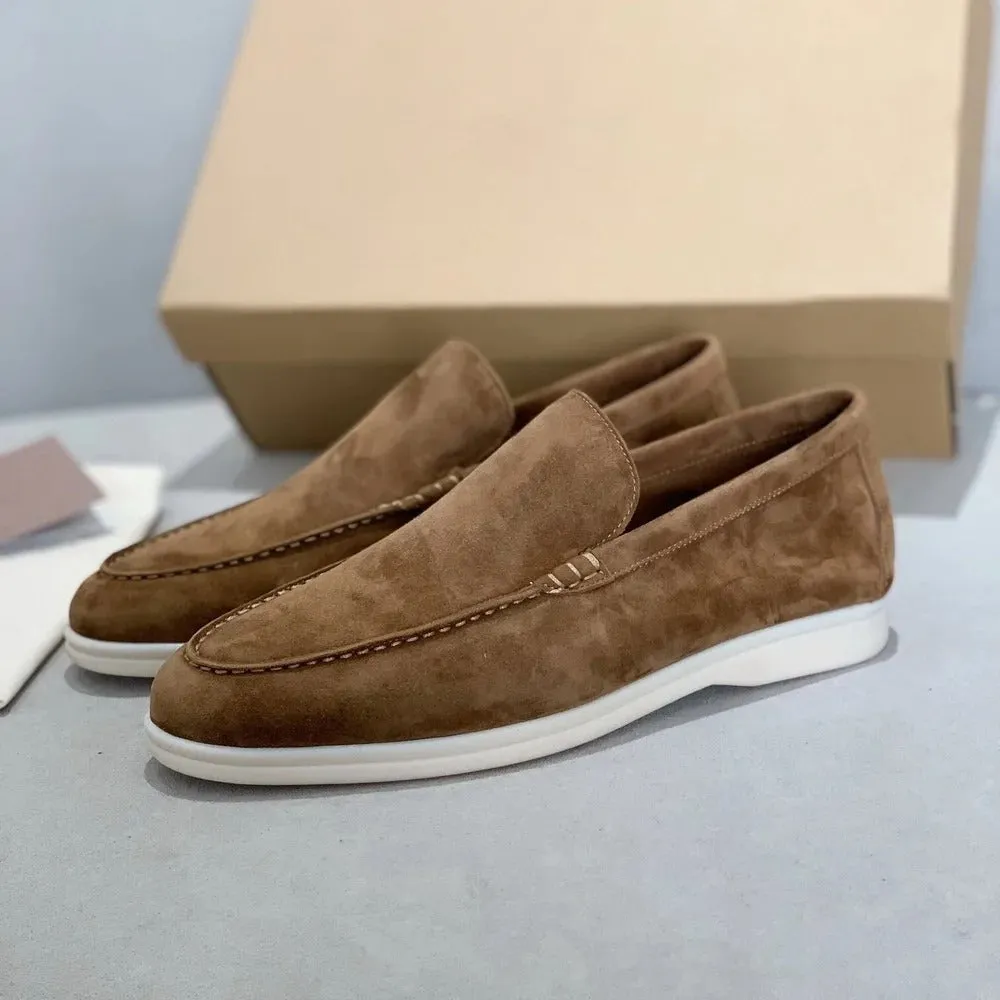 DAVE™ - Men's suede leather loafers.