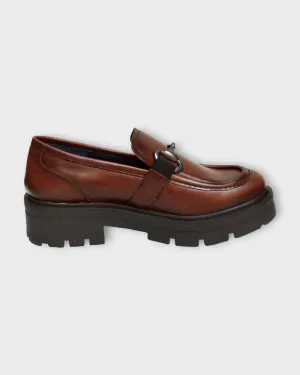 Dorking Women's Norte Loafers- Castagno