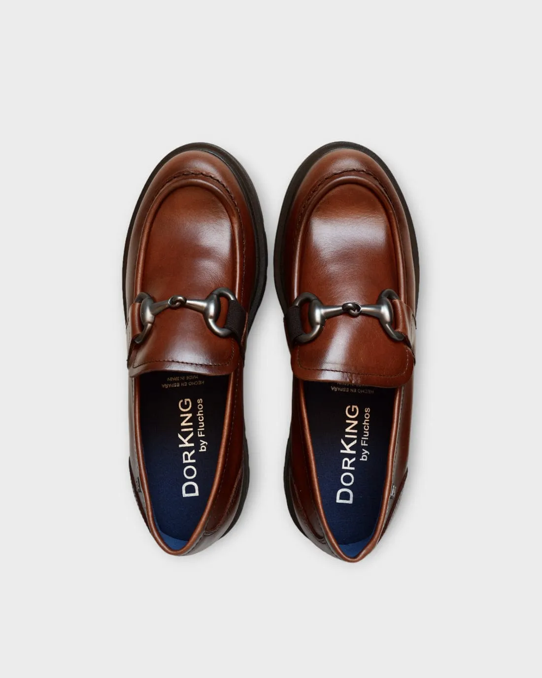 Dorking Women's Norte Loafers- Castagno