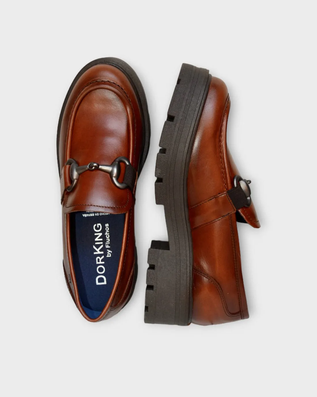 Dorking Women's Norte Loafers- Castagno