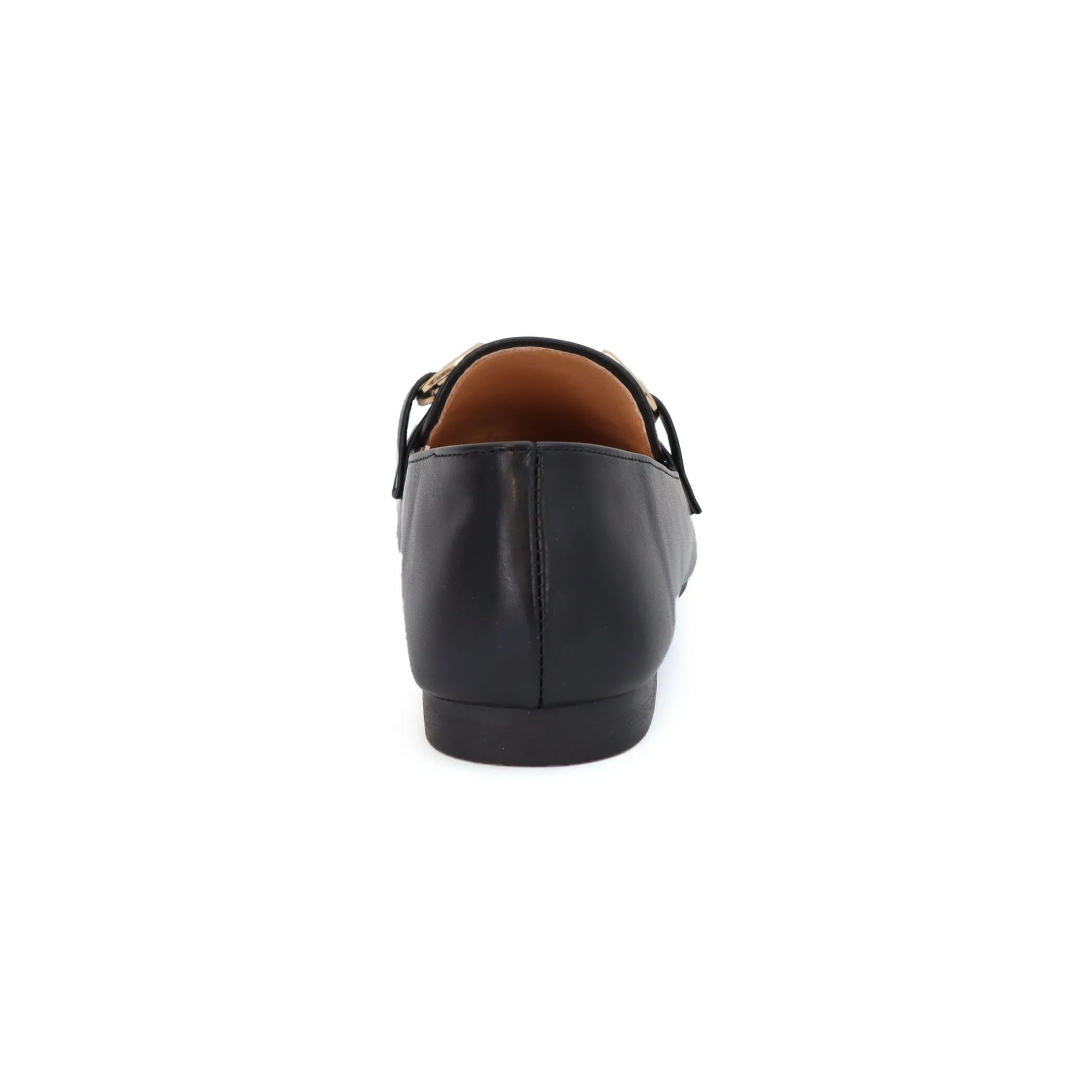 EDLINE-22 Women's Flat Loafer With Large Buckle
