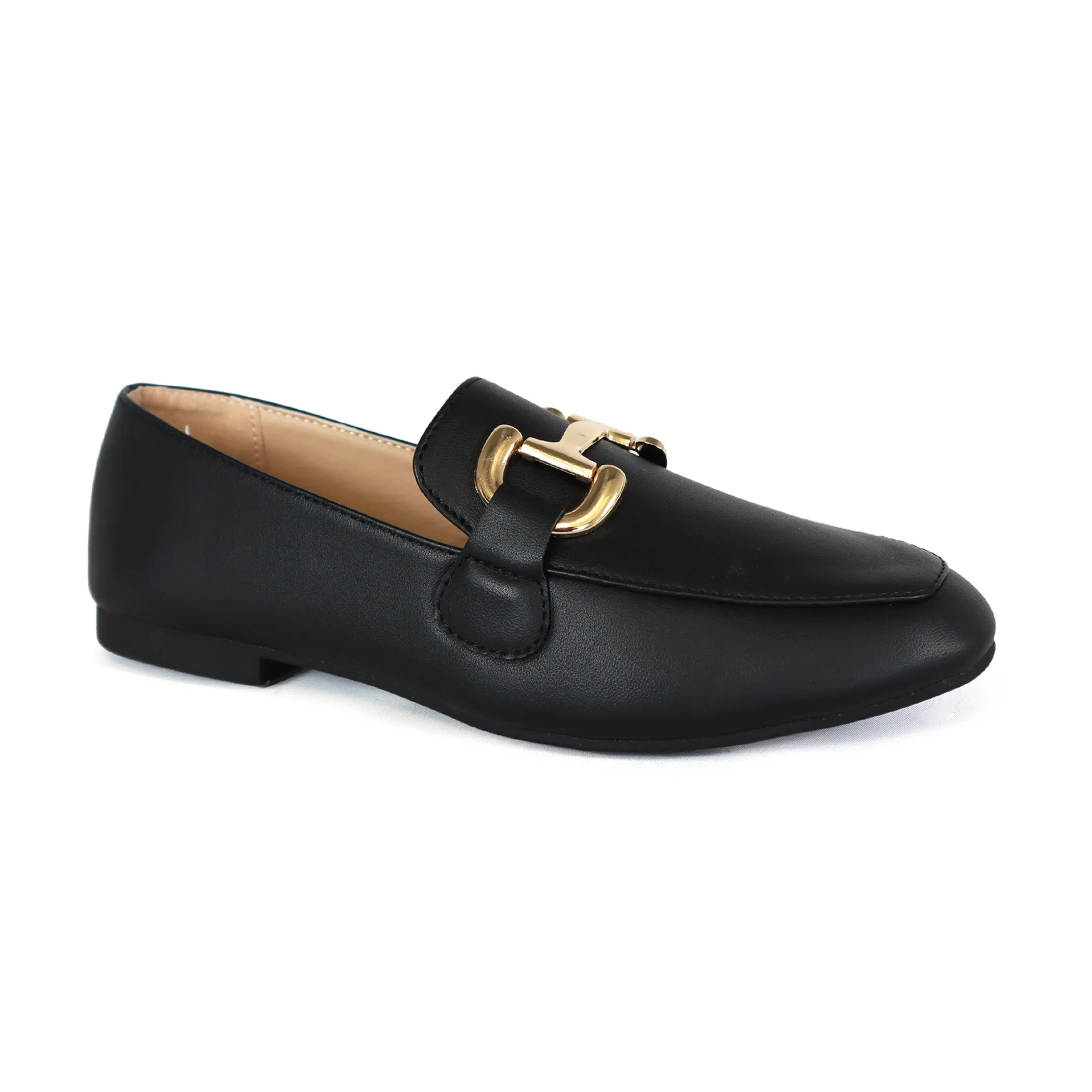 EDLINE-22 Women's Flat Loafer With Large Buckle