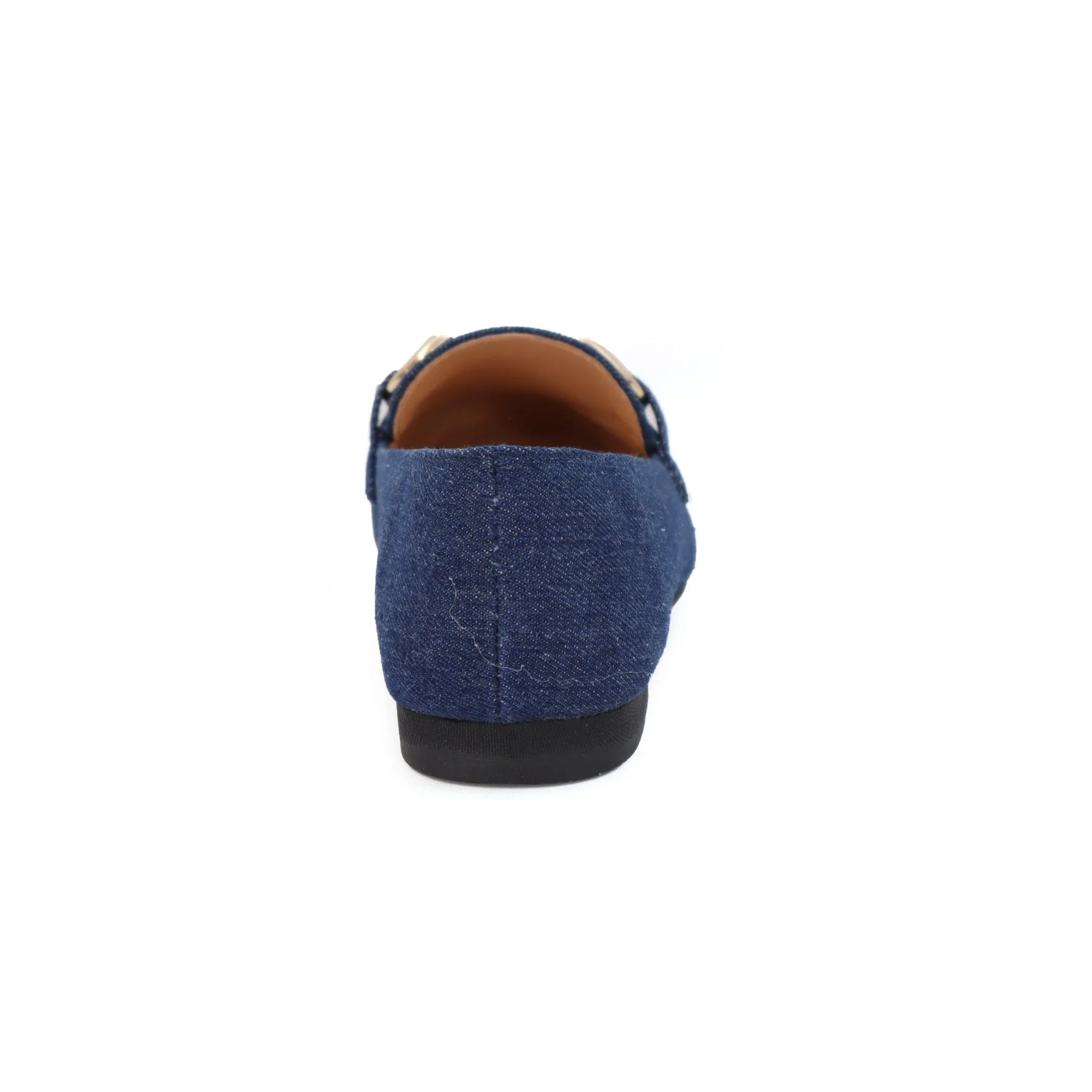 EDLINE-22 Women's Flat Loafer With Large Buckle