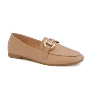 EDLINE-22 Women's Flat Loafer With Large Buckle