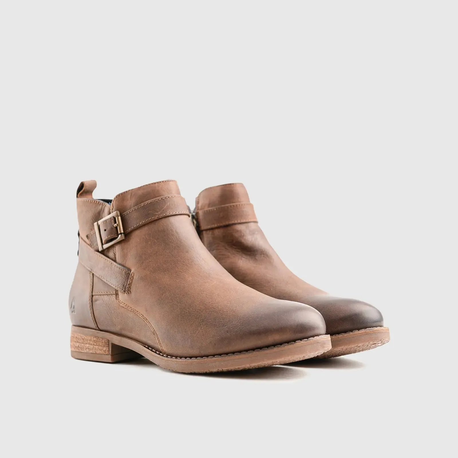 Elizabeth Comfort Ankle Boots Brown 01341