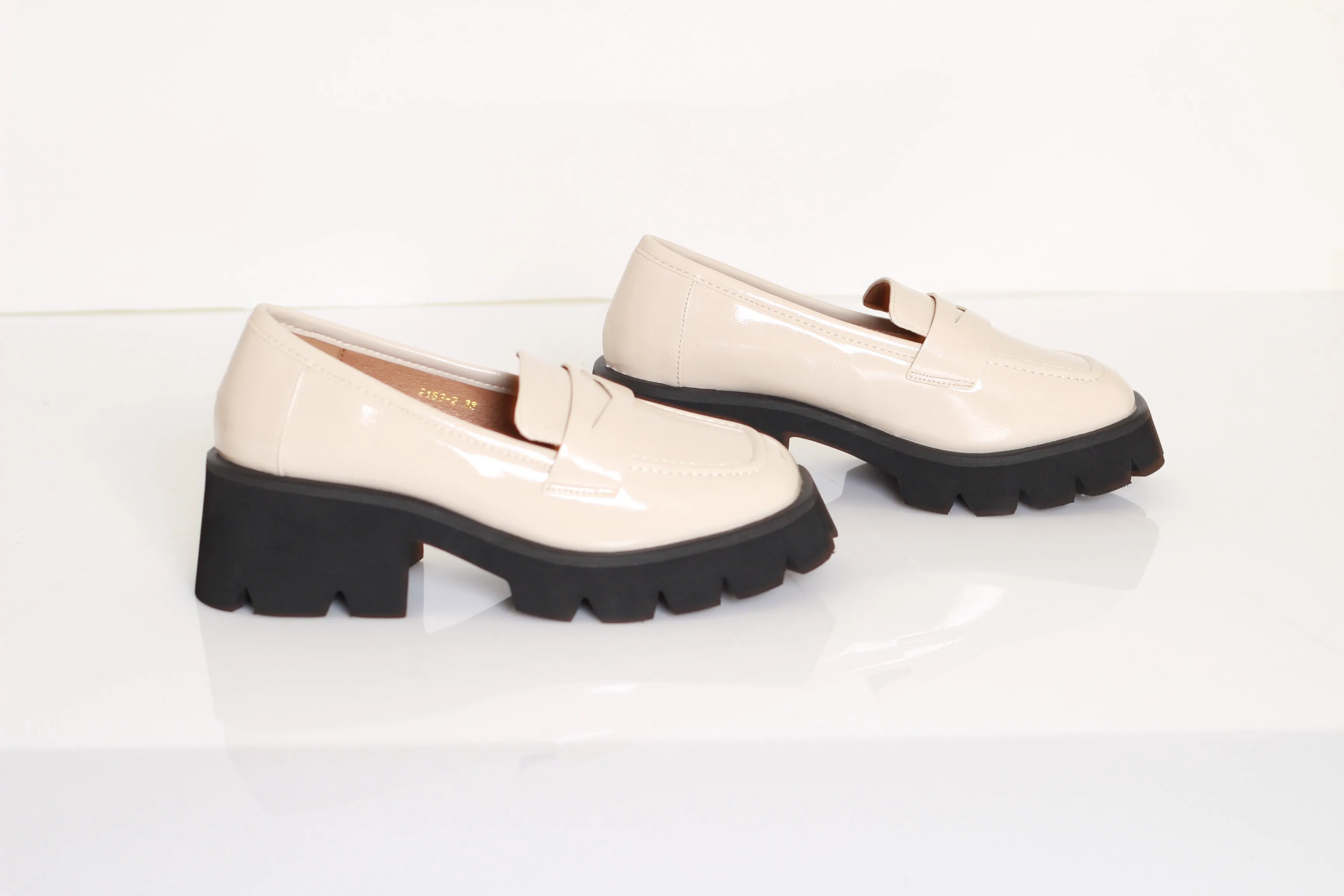 EQUIPE Chunky Heel Loafers