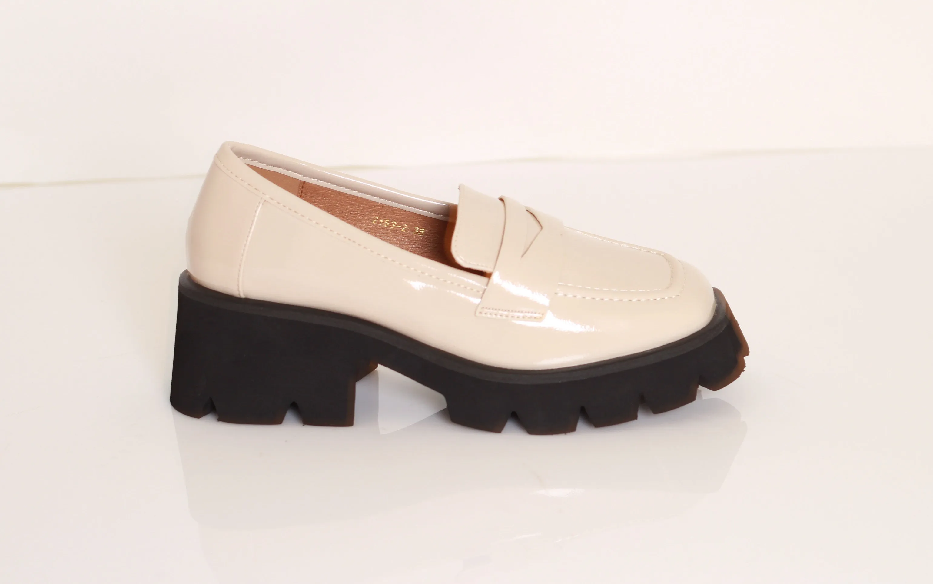 EQUIPE Chunky Heel Loafers