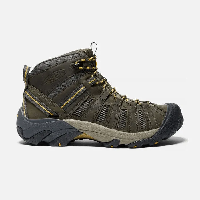 Keen Men's Voyageur Mid Hiking Boots- Raven/ Tawny Olive