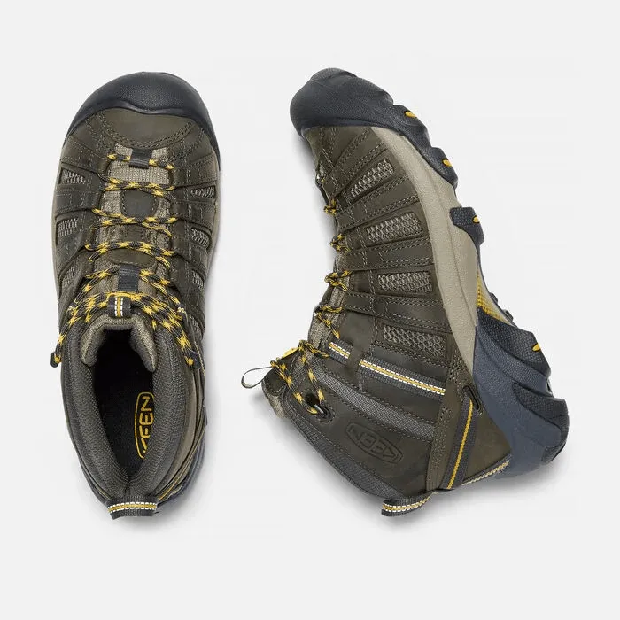 Keen Men's Voyageur Mid Hiking Boots- Raven/ Tawny Olive