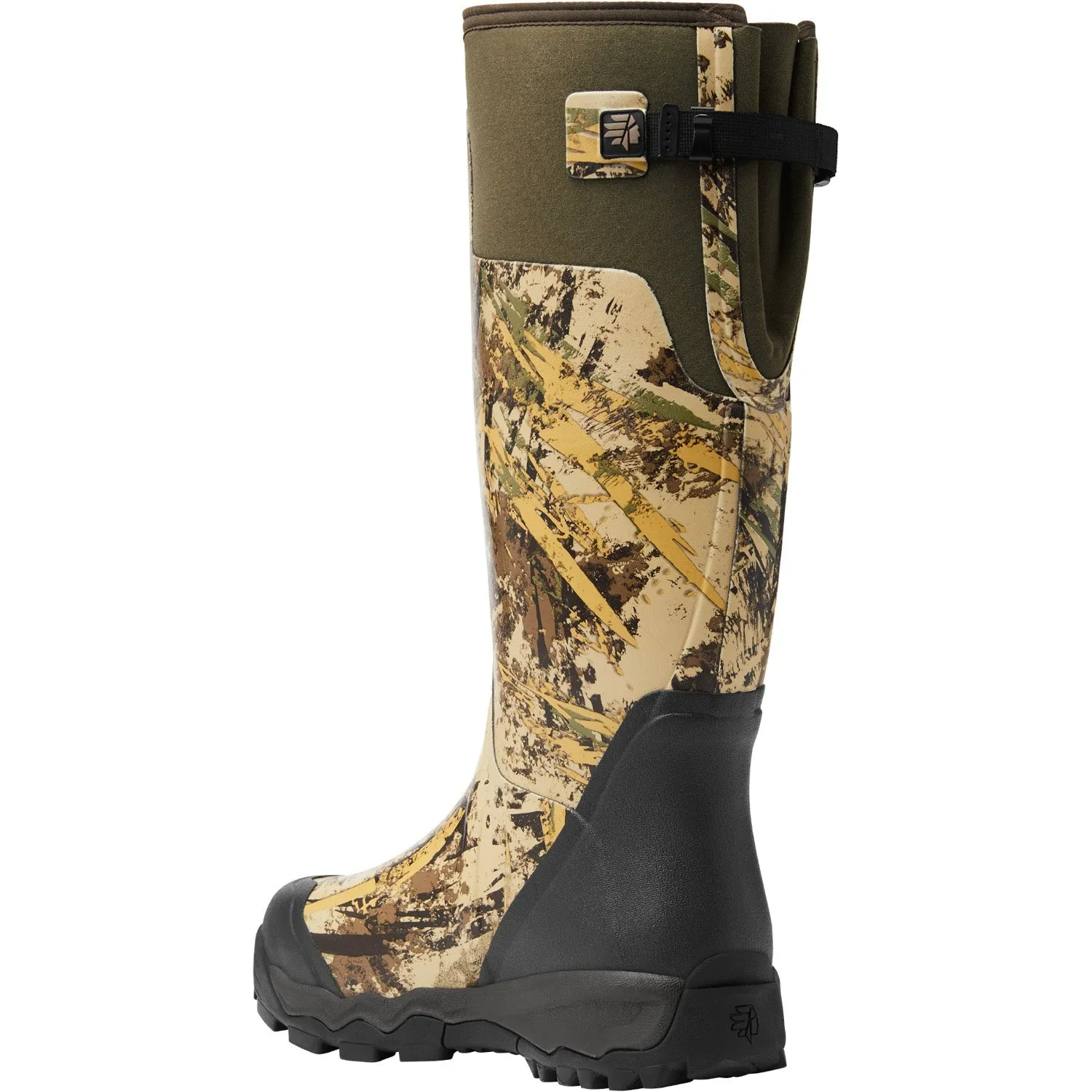 Lacrosse Mens Alphaburly Pro First Lite Typha Rubber Hunting Boots