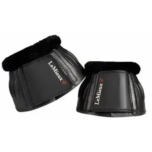 LeMieux Rubber Bell Over Reach Boots With Fleece