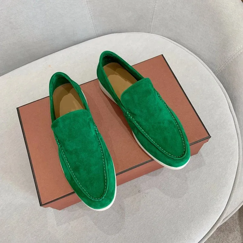 Loafers i mockaläder för män