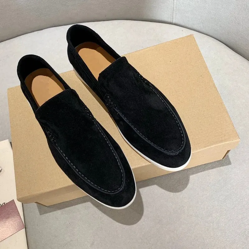 Loafers i mockaläder för män