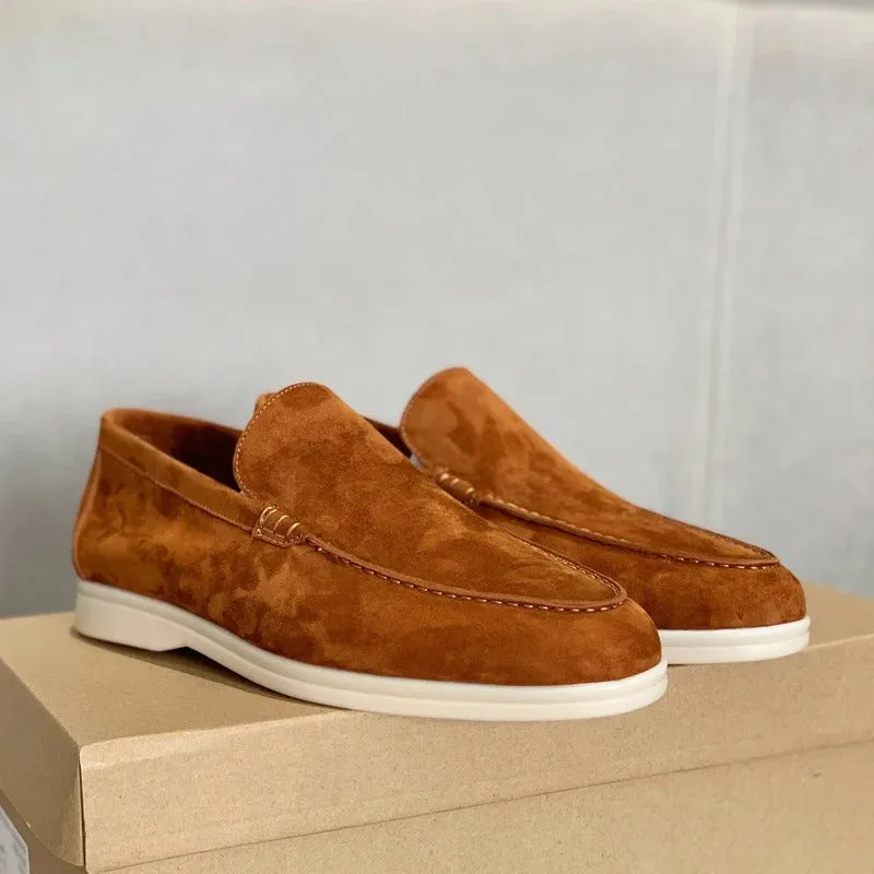 Loafers i mockaläder för män