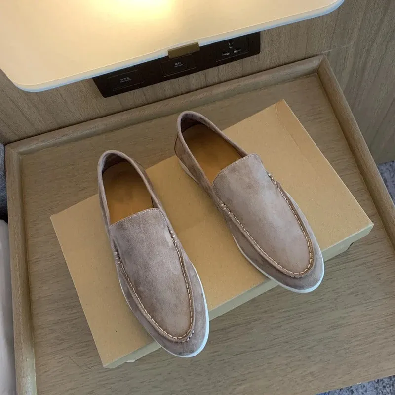Loafers i mockaläder för män