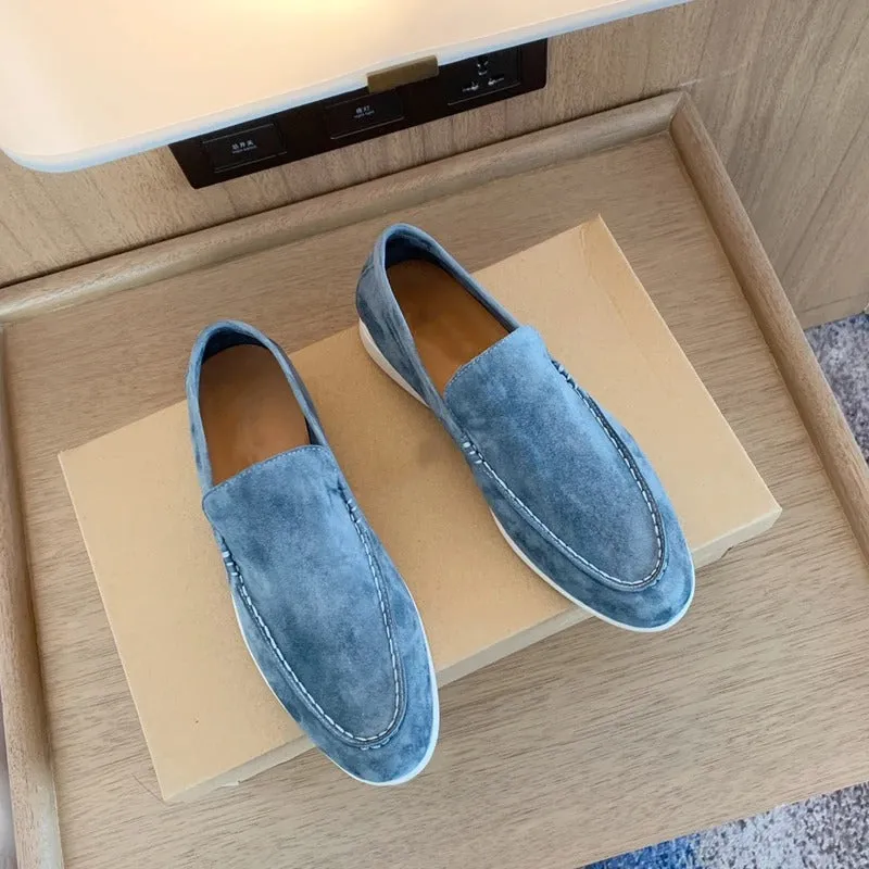 Loafers i mockaläder för män