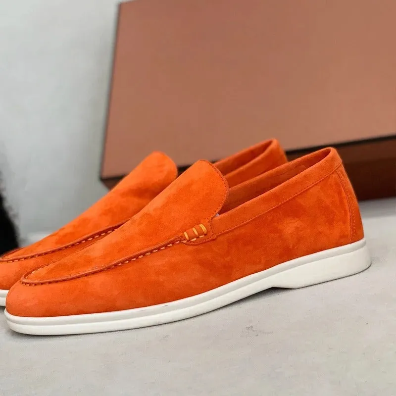 Loafers i mockaläder för män
