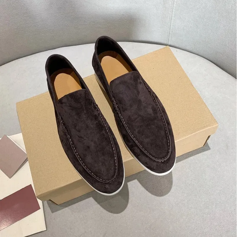 Loafers i mockaläder för män