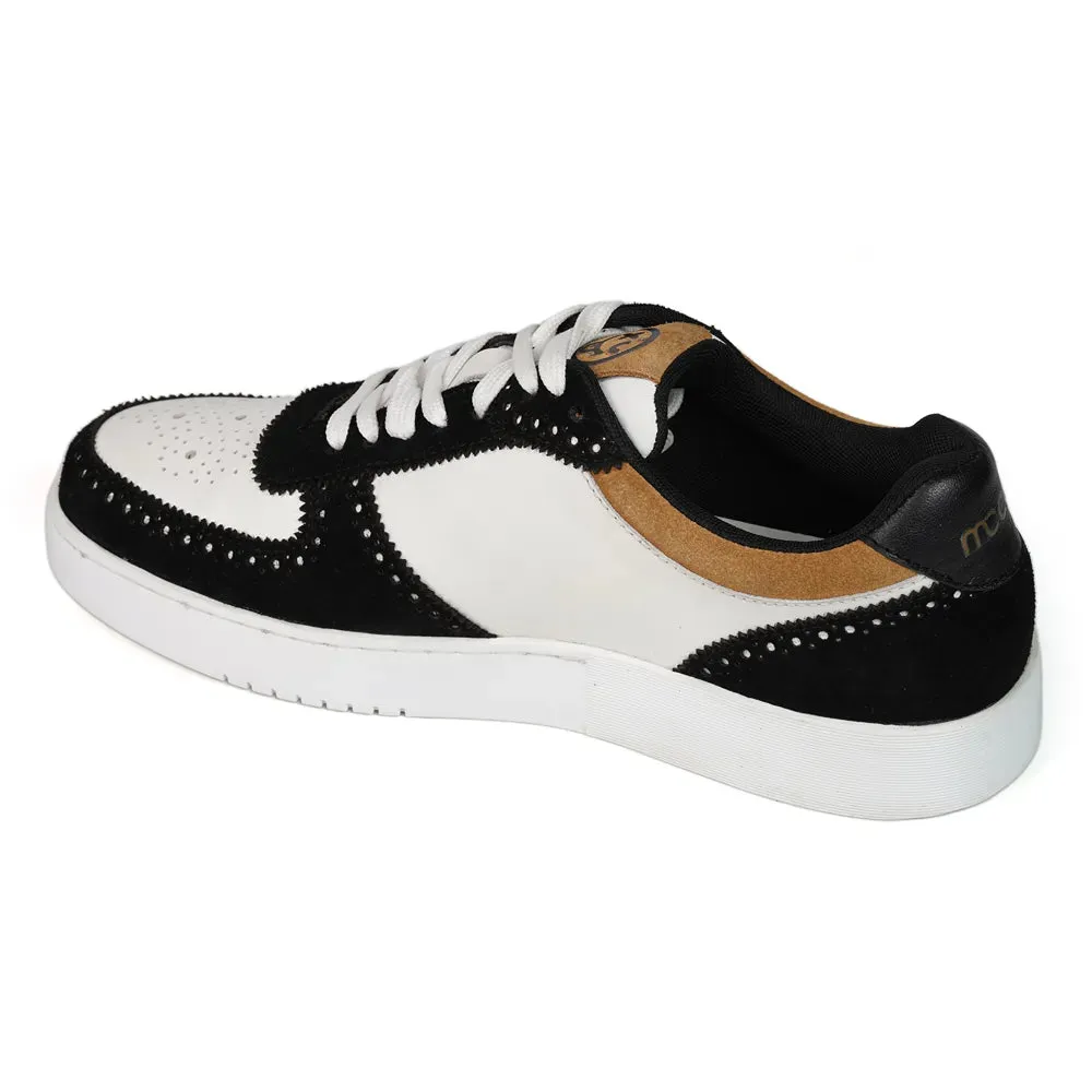 Mccoy Luka suede Men's Sneakers Black & White