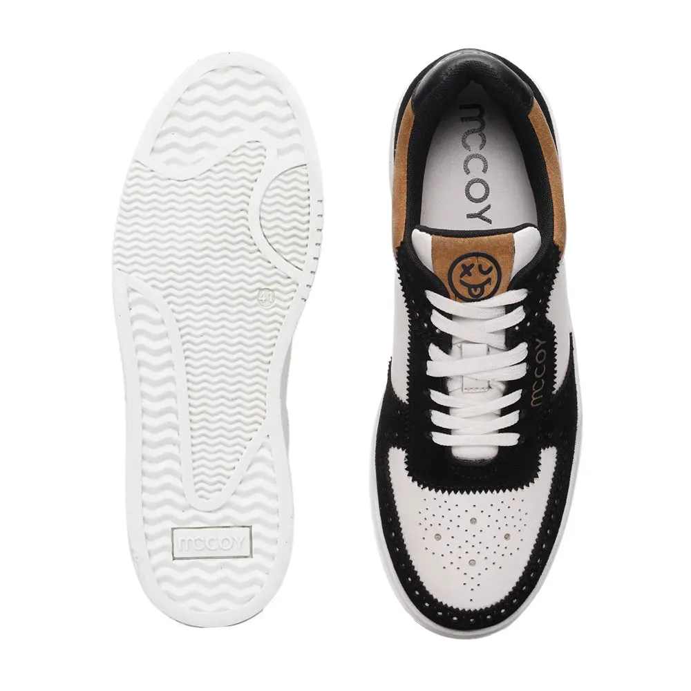 Mccoy Luka suede Men's Sneakers Black & White