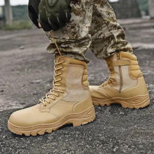 Men's durable work boots High cut military boots tactical boots