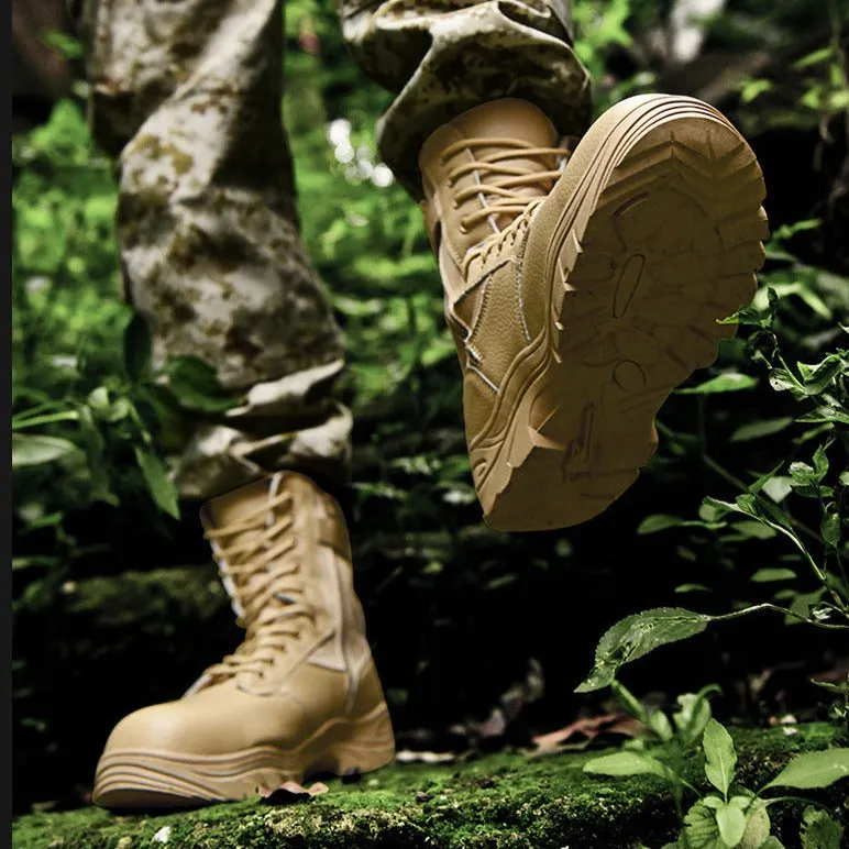Men's durable work boots High cut military boots tactical boots