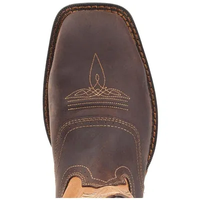 MEN'S DURANGO WATERPROOF STEEL TOE WESTERN WORK BOOTS DB019