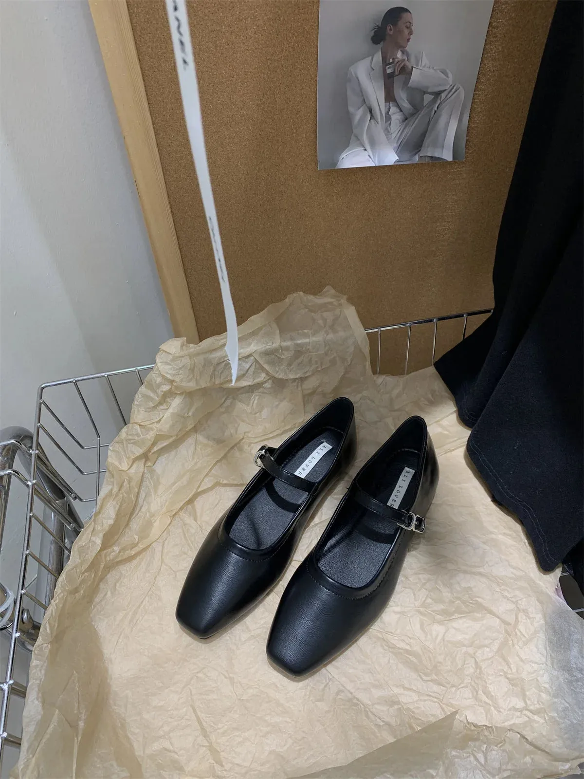 MQTIME  -  Elegant Loafers Mary Jane Ballet flats Shoes For Women 2024 Spring Summer Casual Buckle Strap Female Dress Shoes Low Heels Mule