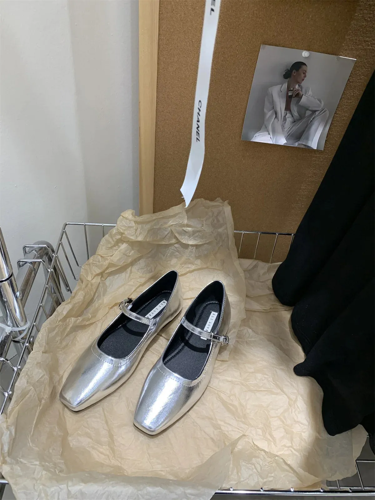 MQTIME  -  Elegant Loafers Mary Jane Ballet flats Shoes For Women 2024 Spring Summer Casual Buckle Strap Female Dress Shoes Low Heels Mule