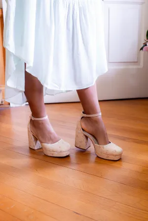 Oslo Floral Heel